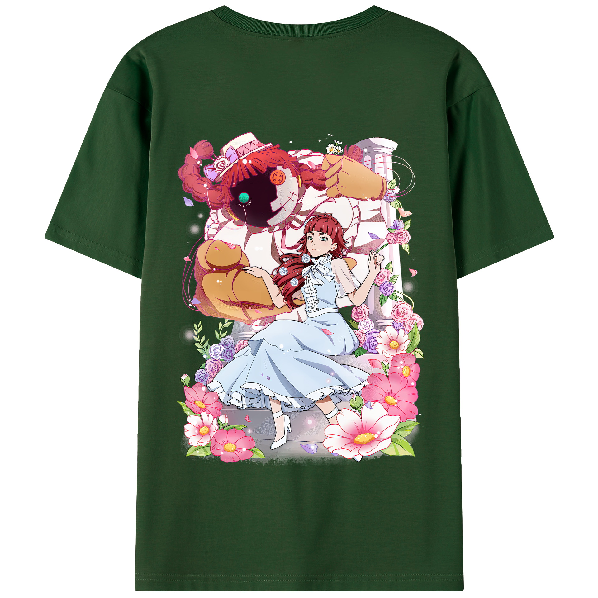 （画像用） 文豪ストレイドッグス Bungo Stray Dogs 綿100％半袖Tシャツ（背面プリント）